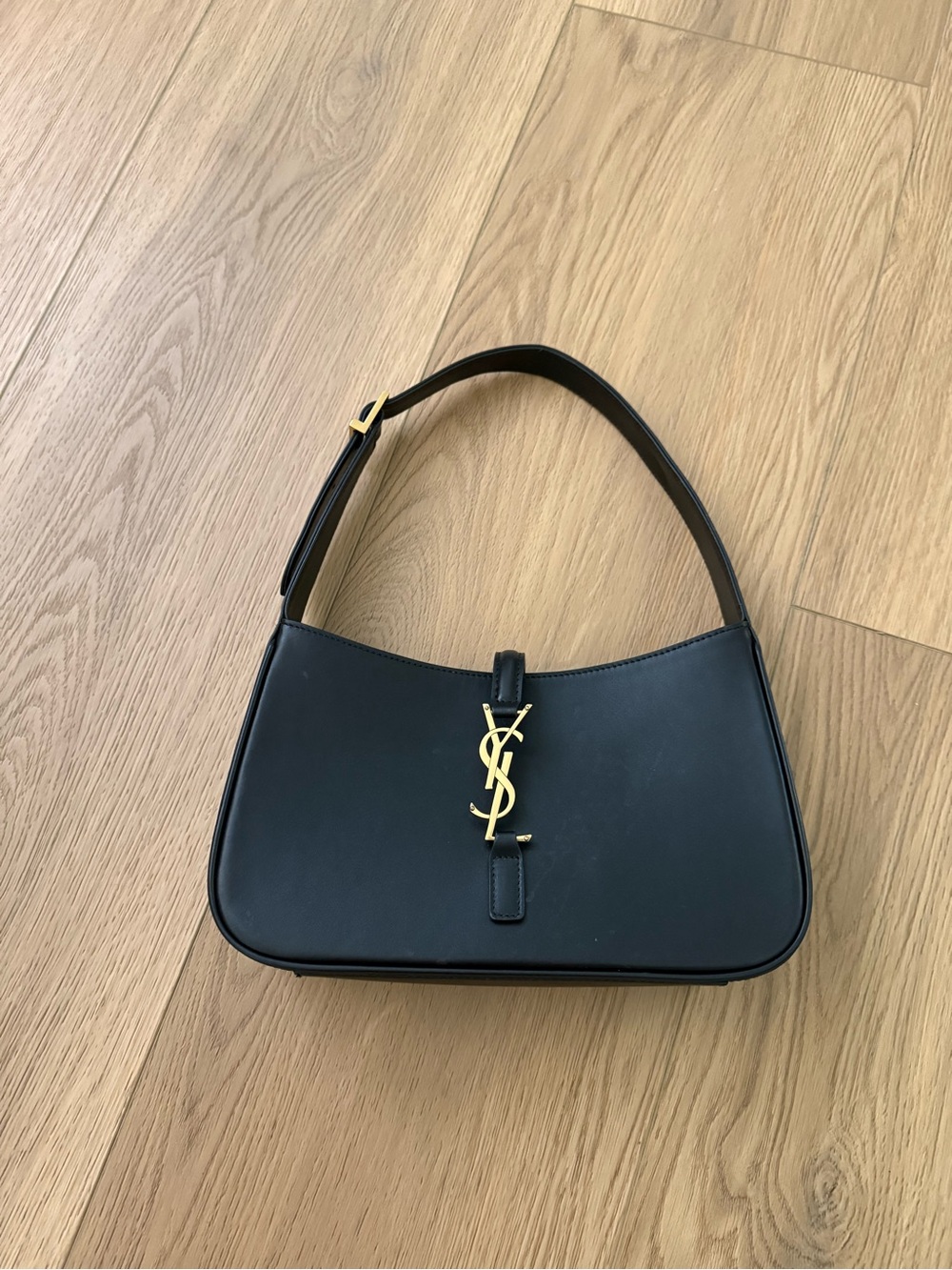 Black Leather Shoulder Bag